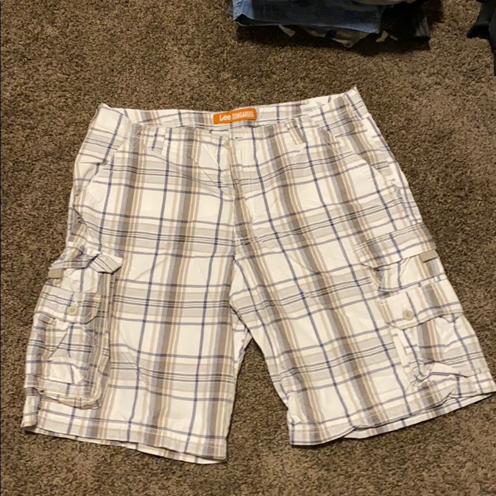Lee dungarees cargo shorts